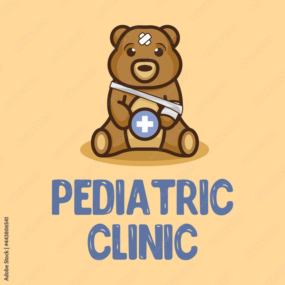Placeit - Pediatric Logo Maker with Teddy Bear Graphics
