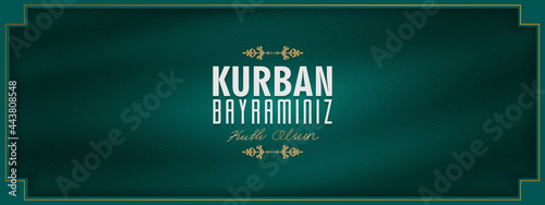 kurban bayramınız kutlu olsun, english translation (happy eid al adha), Turkish Holidays - Sacrifice Feast Poster, Social Media, Greeting Card