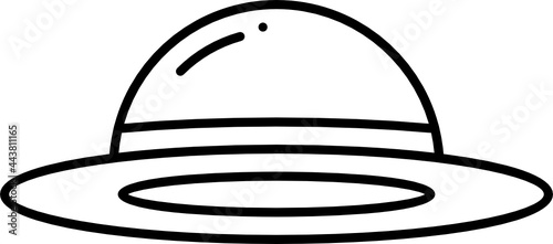 women fashion hat icon