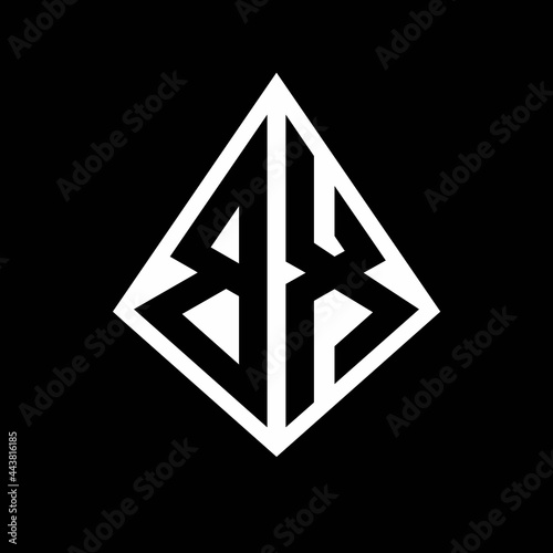 Free Download BX logo letters monogram with prisma shape design template - GFXLoad