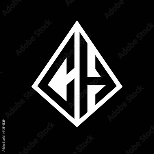 CH logo letters monogram with prisma shape design template Free Download CH logo letters monogram with prisma shape design template - GFXLoad