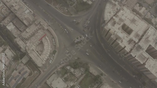 Top Aerial - view of three swords in karachi - Flat Slog  photo