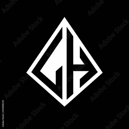LH logo letters monogram with prisma shape design template Free Download LH logo letters monogram with prisma shape design template - GFXLoad