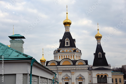 Kremlin in Dmitrov city, Moscow region, Russia. Ancient landmark. Assumption church. photo