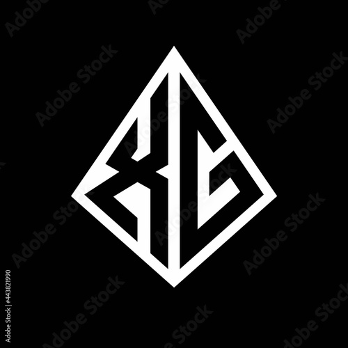 Free Download XG logo letters monogram with prisma shape design template - GFXLoad