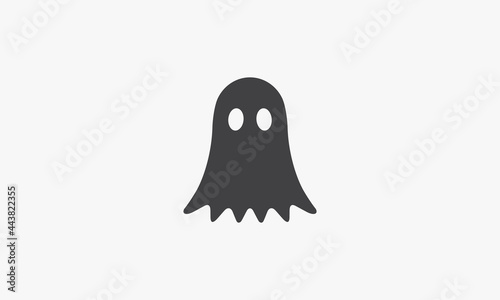 simple ghost design vector on white background.
