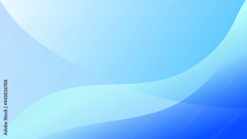 Abstract  blue blurred gradient background in bright colors. Colorful smooth illustration Vector EPS 10