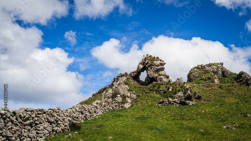 Obraz na płótnie The landscape of Corvo island in the Azores