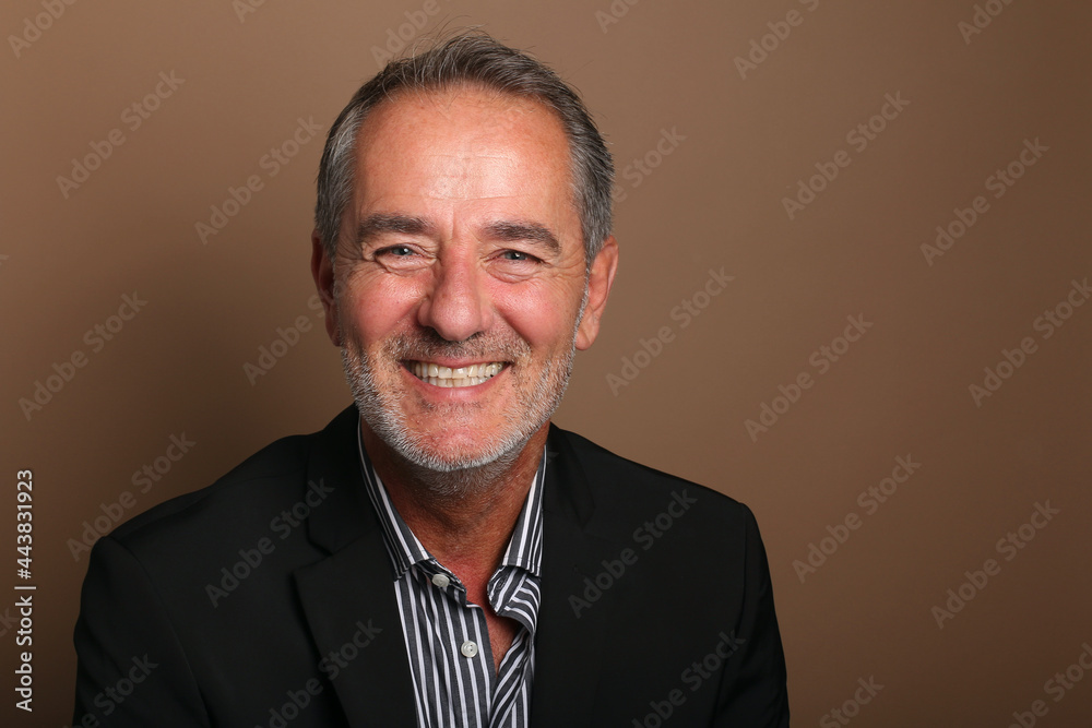 Portrait of a beautiful mature man Portrait of a beautiful mature man