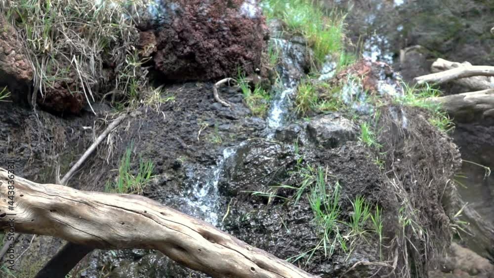 Splashing water from cascade waterfall in slow motion 250fps Splashing water from cascade waterfall in slow motion 250fps