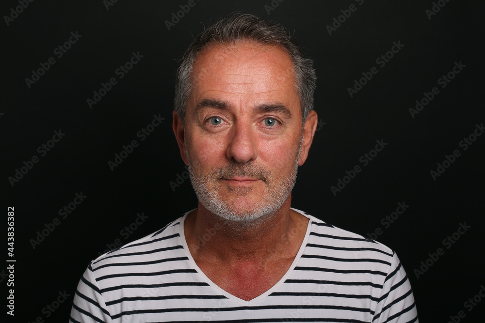 Portrait of a beautiful mature man Portrait of a beautiful mature man