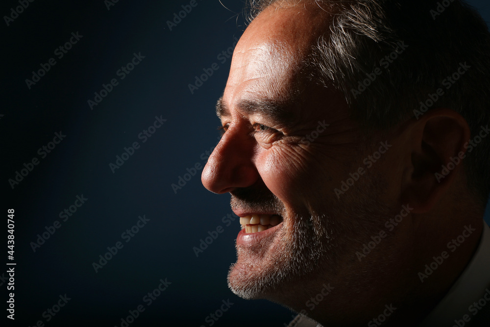 Obraz premium Portrait of a beautiful mature man