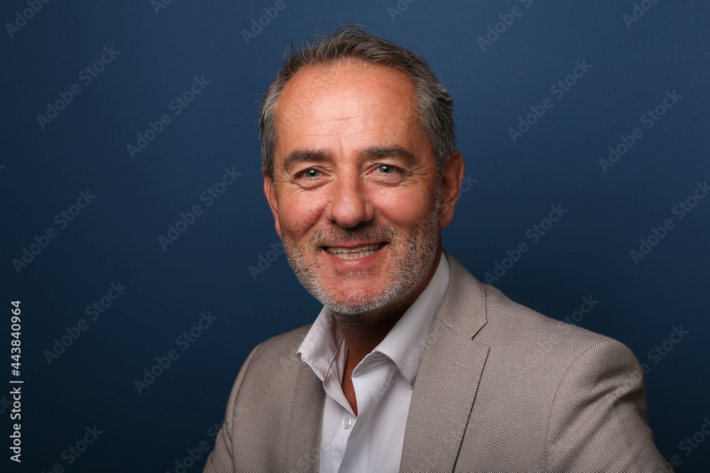 Portrait of a beautiful mature man Portrait of a beautiful mature man