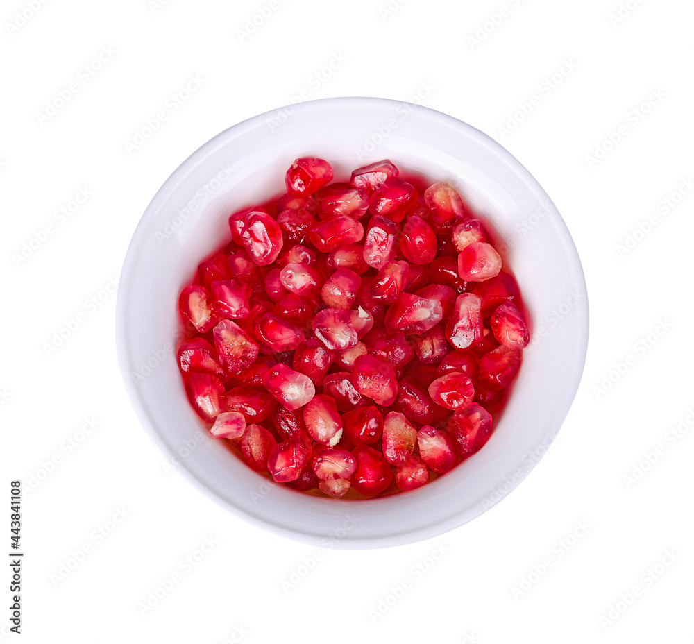 pomegranate fruit isolated on white background. pomegranate fruit isolated on white background.
