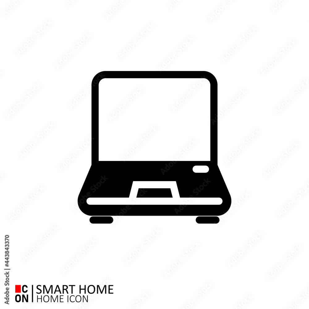 Vector image of smart home interface icon Vector image of smart home interface icon
