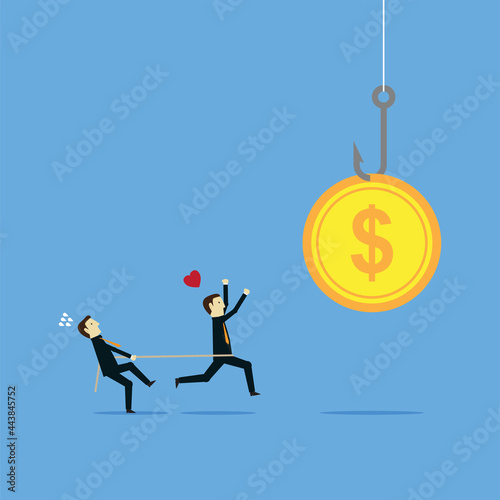 Using money as a bait to lure investors
