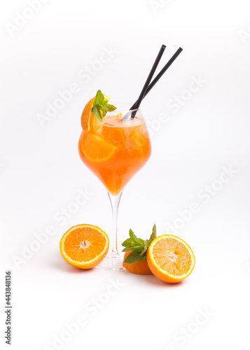 A Spritz Veneziano or Aperol Spritz, also called just Spritz, is an Italian wine based cocktail, commonly served as an aperitif in Northeast Italy.