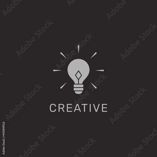 Creative Bulb Logo. Vector Design.