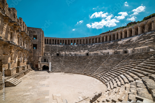 Roman amphitheater of Aspendos, Belkiz - Antalya, Turkey.