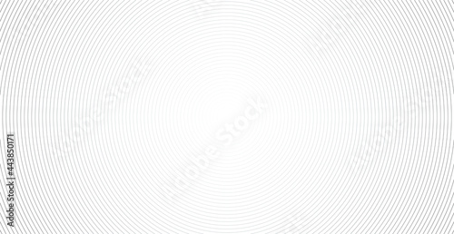 Concentric circle. Illustration for sound wave background. Abstract circle line pattern. photo
