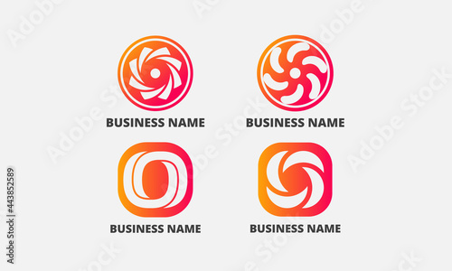 Professional logo design template in illustrator