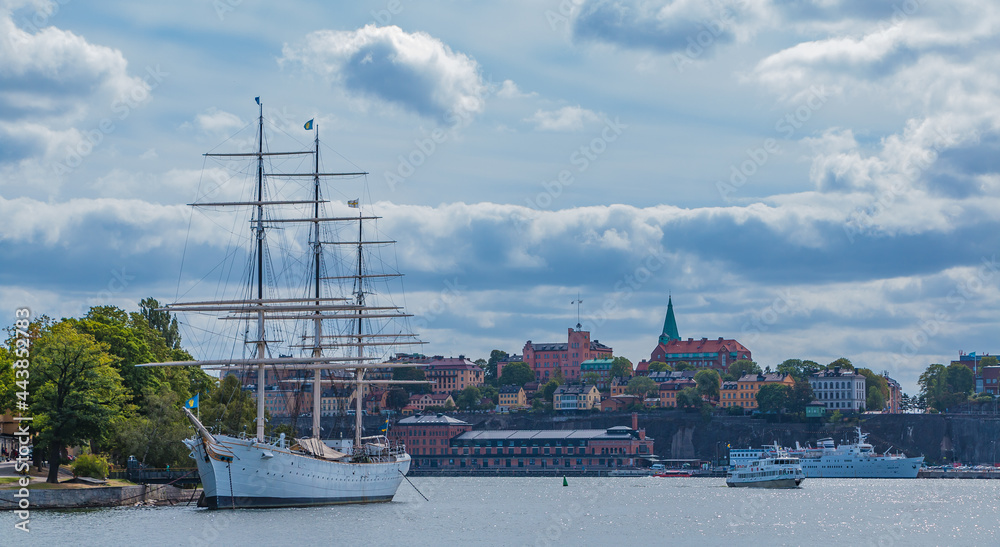 Fototapeta premium Stockholm Boats