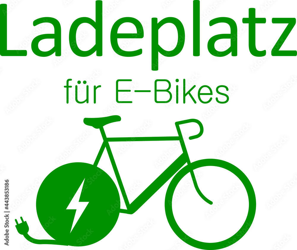 Piktogramm Ladestation für EBikes vector de Stock Adobe Stock