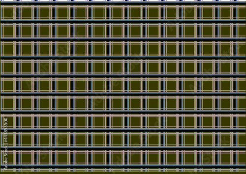 green metal grid background