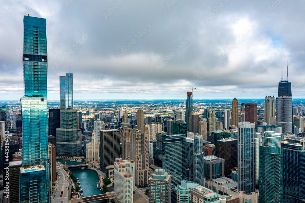Fototapeta premium Views of the downtown towers