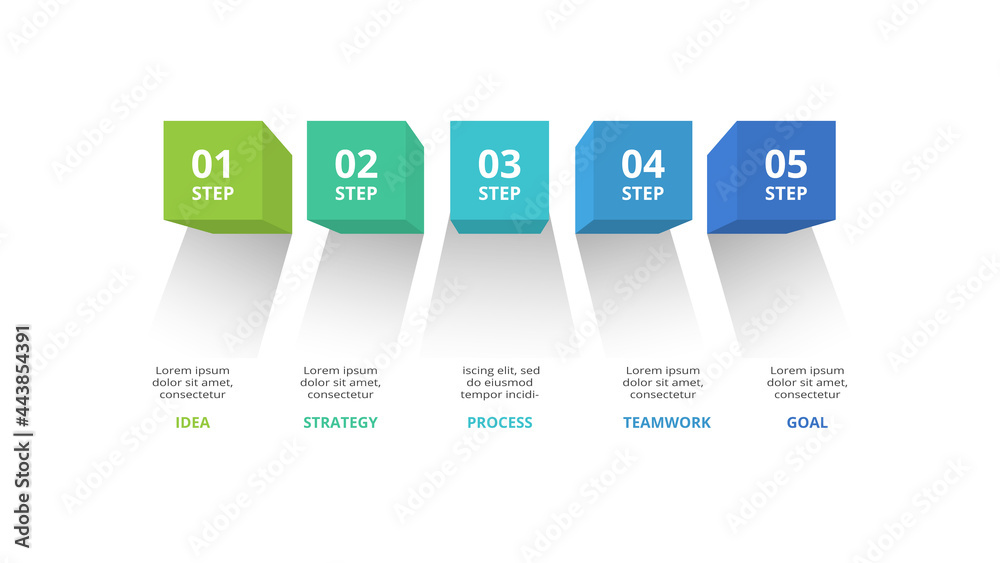 Creative concept for infographic with 5 steps, options, parts or processes. Business data visualization. Creative concept for infographic with 5 steps, options, parts or processes. Business data visualization.