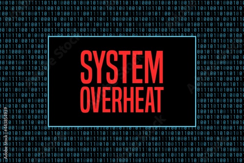 System overheat warning screen