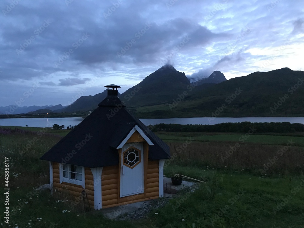 small house by the mountains, Norway small house by the mountains, Norway
