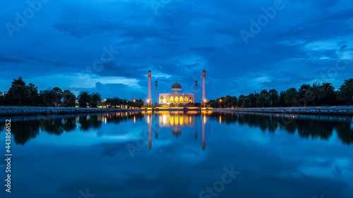 Mosque at twilight