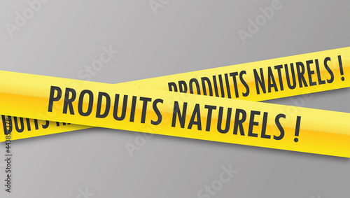 Logo produits naturels.