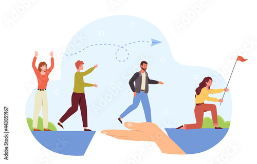 Concept of helping people