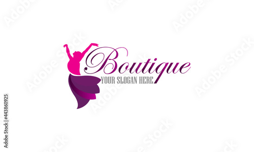 Beauty fashion logo design and illustrations