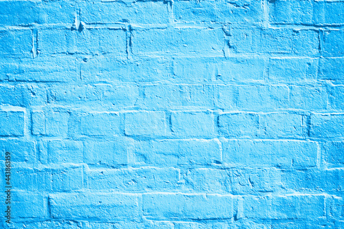 Cyan blue wall background texture
