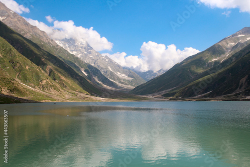 Beautifully captured image of Lake Sail-ul-malook Situated at altitude of 3224 Kpk Pakistan.