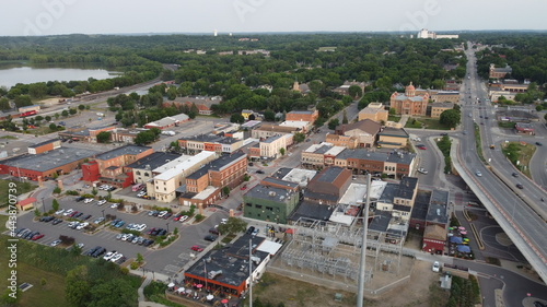 Downtown Hastings, Minnesota Along the Mississippi River