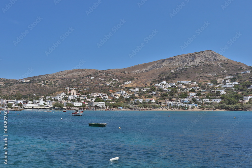 Gkini beach in Syros isalnd in Greece