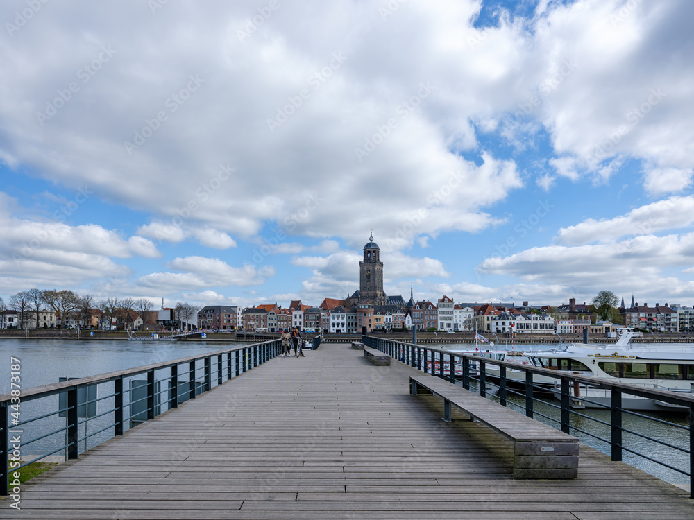 Historical city of Deventer, Overijssel province, The Netherlands