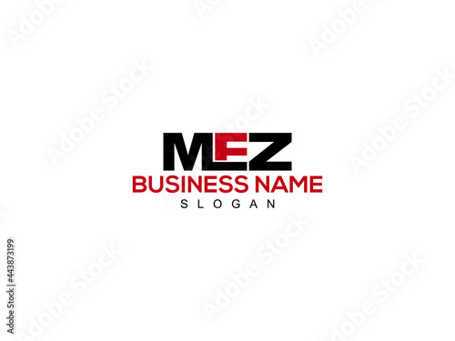 Letter MEZ Logo Icon Vector Image Design For Company or Business photo