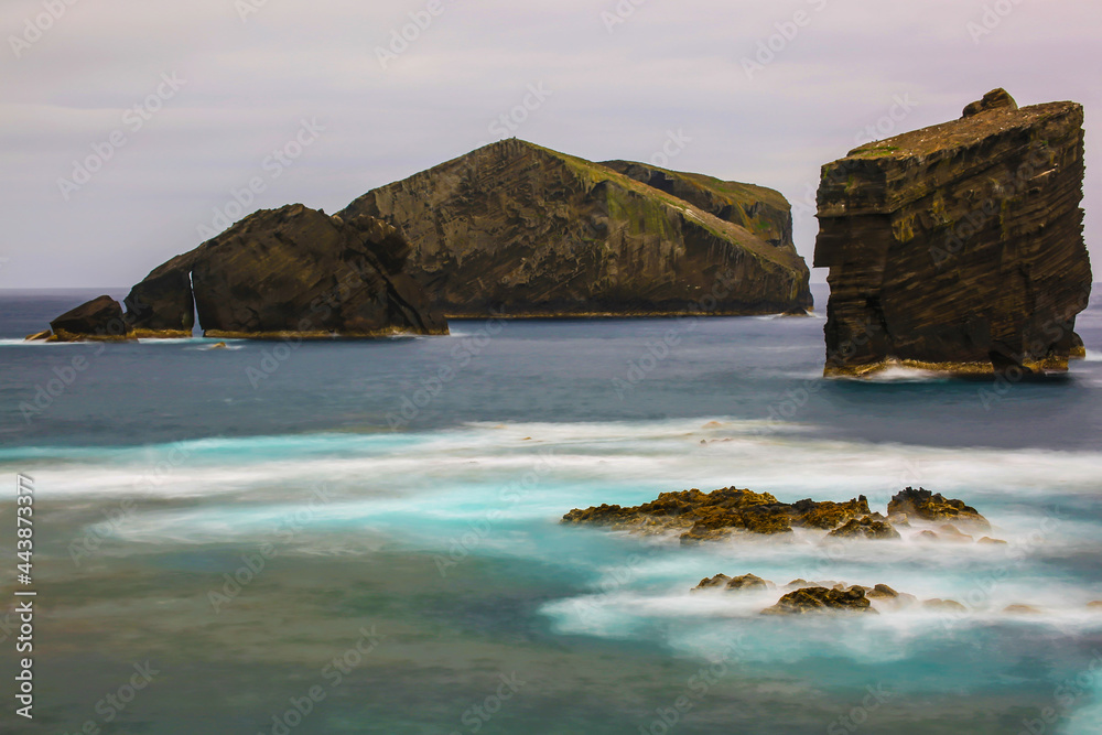 Mosteiros beach on the Island of Sao Miguel in the Portugese Azores