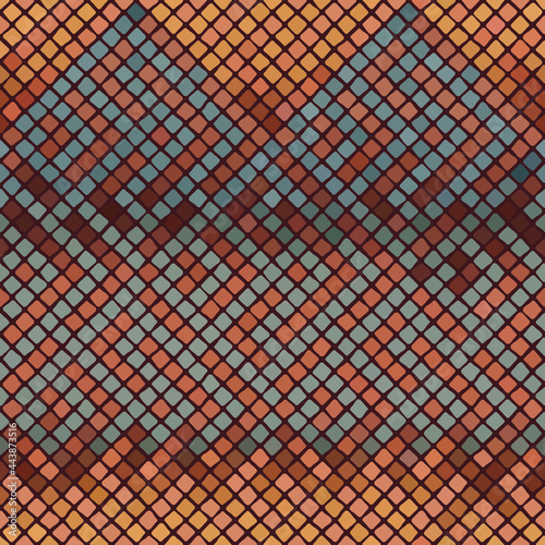 Pattern of mosaic in a mode...