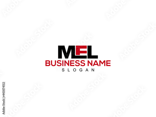 Letter MEL Logo Icon Vector Image Design For Company or Business photo