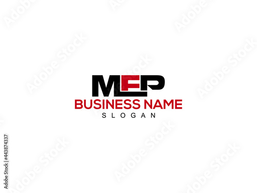 Letter MEP Logo Icon Vector Image Design For Company or Business photo