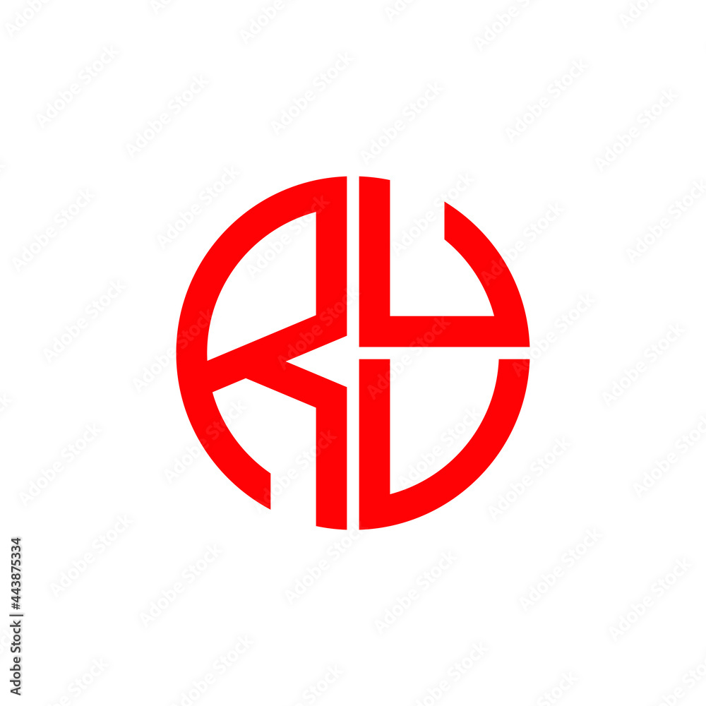 RUU logo RUU icon RUU vector RUU monogram RUU letter RUU minimalist RUU triangle RUU hexagon Circle Unique modern flat abstract logo design 