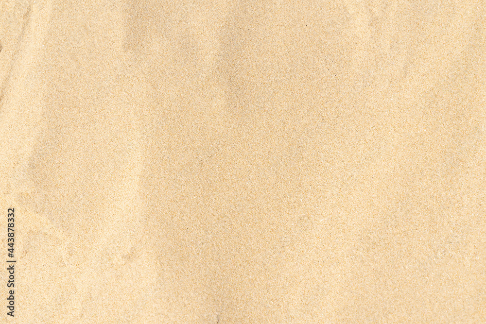 Sand pattern texture in tropical beach. Brown sand for background. - obrazy, fototapety, plakaty 