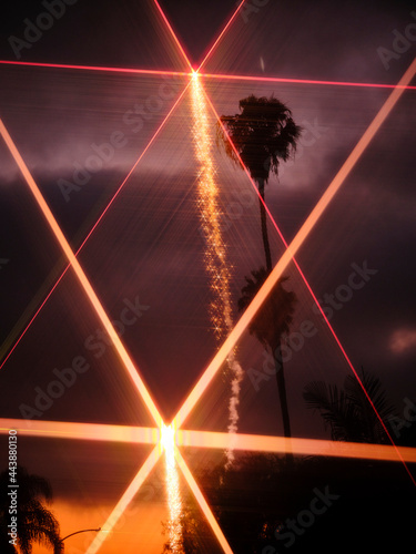 Sunset LA Palms