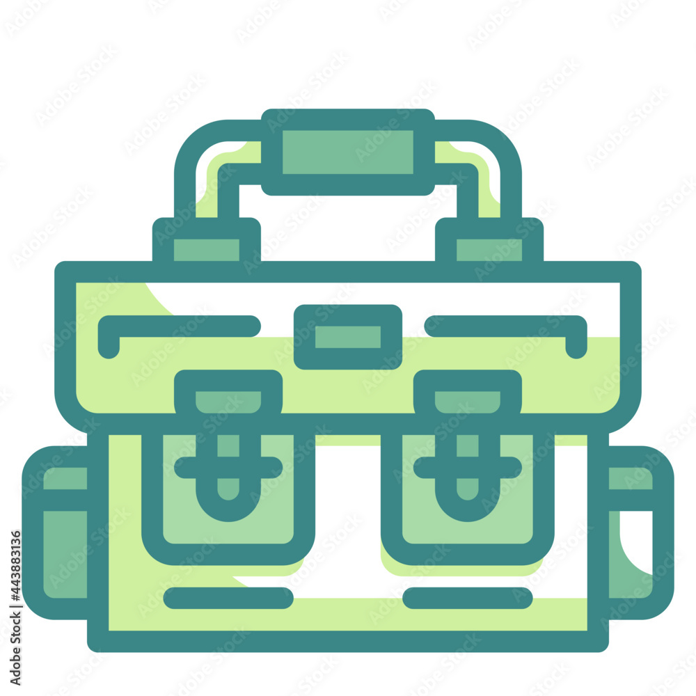 bag blue line icon bag blue line icon